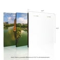 thumbnail image 2 of Furinno Senia Imprimé Triptyque Photographie MDF 3 Panneaux Soleil & Lune, 48 Pouces x 16 Pouces, Pagodes Jumeaux, 2 of 3