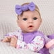 thumbnail image 2 of Muñeca Reborn Aori Relike Girl de 18 pulgadas con ropa morada, 2 of 8