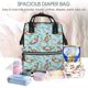 thumbnail image 5 of Easygdp Cute Otters para Bolsa de Bebé de Gran Capacidad con Múltiples Bolsillos, Bolsa de Pañales para Padres, Bolsa de Viaje Organizada y Elegante, 5 of 6
