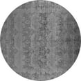 thumbnail image 1 of Ahgly Company Indoor Round Oriental Gray Industrial Area Rugs, 5' Round, 1 of 4
