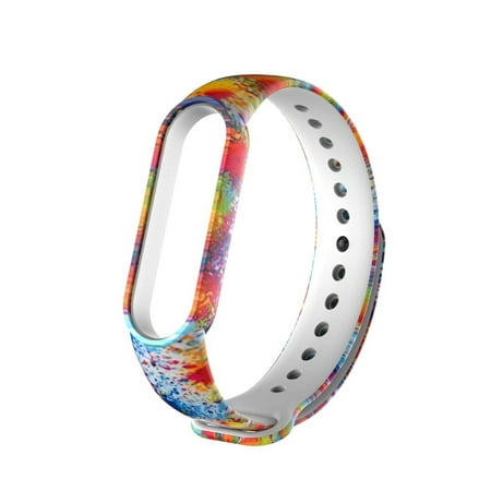 Suitable For 2022 Xiaomi Mi Band 77 NFC Smart Band Painted Silicone Band Wristband Wristbands Sweat