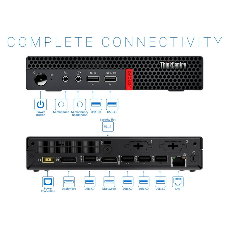 Lenovo ThinkCentre M625Q Mini PC, AMD A9-9420e Upto 2.7GHz Lenovo ThinkCentre M625Q Mini PC, AMD A9-9420e Upto 2.7GHz