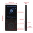 thumbnail image 2 of RUIZU D11 8GB MP3 MP4 Player BT Reproductor de música FM, 2 of 8
