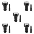 thumbnail image 2 of Destyer ABS High-end Texture Gear Knob For Fashionable And Modern Look Good Hand Feeling Easy Installation with Adapter Height 9.8cm 5Set, 2 of 6