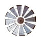 thumbnail image 5 of Molino de viento de metal para decoración de pared, adorno colgante, artesanía moderna, decoración creativa para Círculo único, 5 of 9