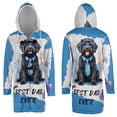 thumbnail image 3 of Happy Father's Day Best Portuguese Water Dog Cool Dad Ever All Over Print 3D Hooded Duffle Toggle Coat PWD Portie Fishing Dog Lover - 12007, 3 of 6