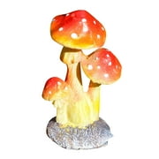 Yard Statues Outdoor And Garden Mini Small Mushroom Gardening Potted Ornament Moss Micro Landscape Decoration DIY Small Gift