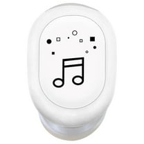 Wireless Earbuds Bluetooth Headphones 80hrs Playback Ear Buds Power Display with Noise Canceling Mic Headsets for Sports/Workout/Running - White