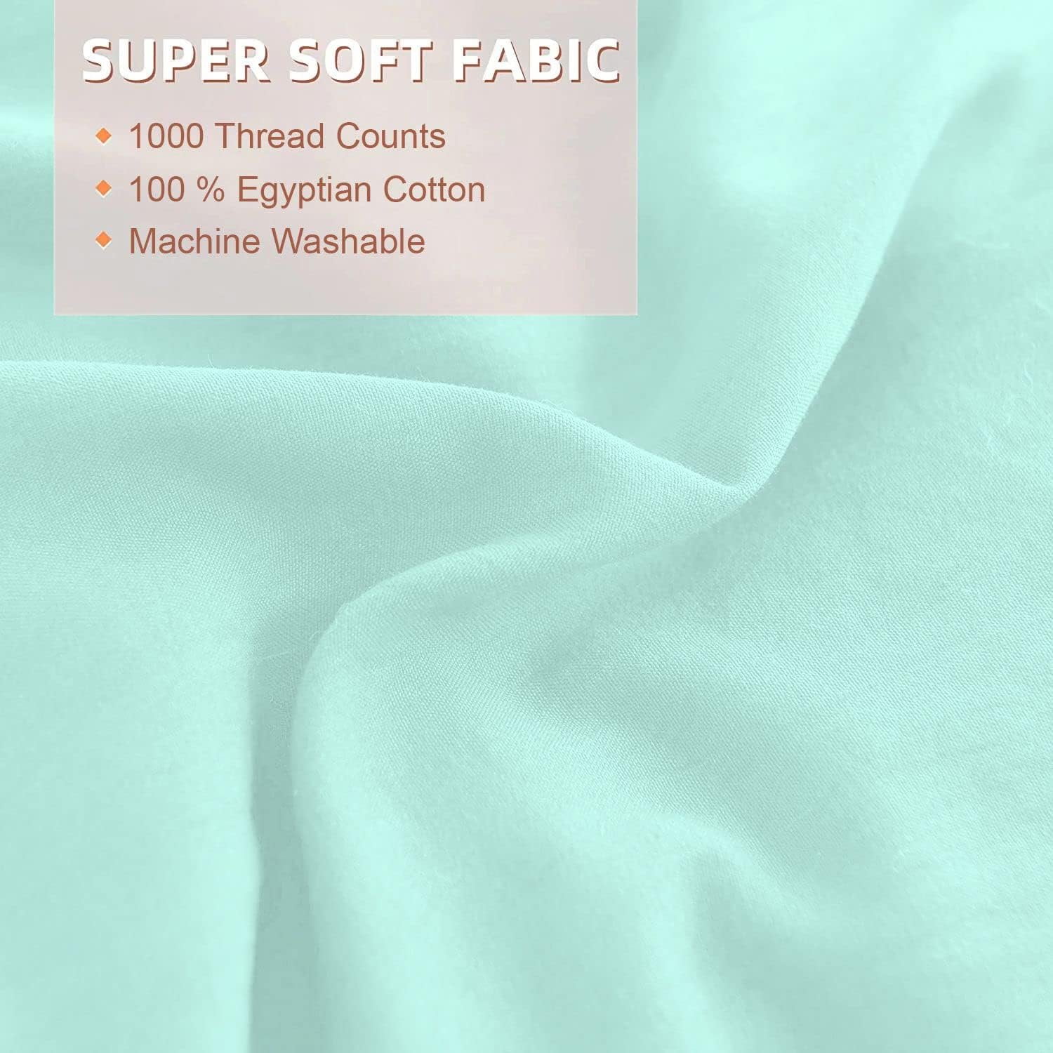 5 Piece Luxury 5 Inch Two Layer Ruffle Comforter 550 GSM All Season (Oversized King Size) Premium Super Soft - 800 TC, 100% Egyptian Cotton- Solid Auqa Blue Colour