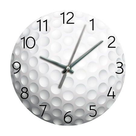 deevoka Basketball Wall Clock Modern Home Decor Decorative for School Bedroom Office White 10 Inch