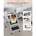 thumbnail image 4 of VEVOR Stainless Steel Dog Washing Station,34 inch Pet Grooming Tub w/ Storage Stairs,Faucet & Showerhead & Soap Holder Dog Bathtub(Left Door), 4 of 9
