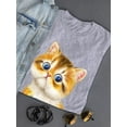 thumbnail image 3 of Two Cute Kittens T-Shirt Women -Kayomi Harai Designs, Female 3X-Large, 3 of 4
