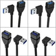 thumbnail image 2 of Flexible USB3.0 Extension Cable with 90 Degree Angles for Enhances Connectivity and Durability for Laptop USB Disk, 2 of 8