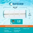 thumbnail image 3 of Hurricane HF7656-01 Cartouche de Filtre de Remplacement pour PRB25 et Unicel C-4326, 3 of 7