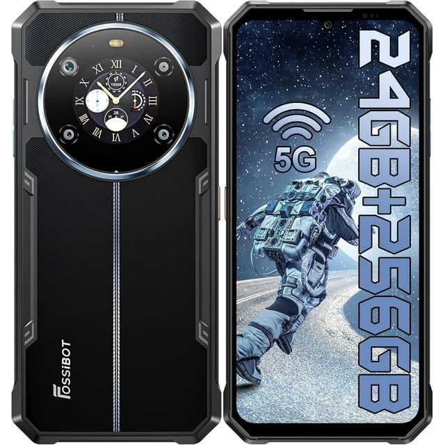 Teléfono móvil FOSSIBOT F109 5G 24 GB RAM 256 GB ROM 6.745" 10600 mAh