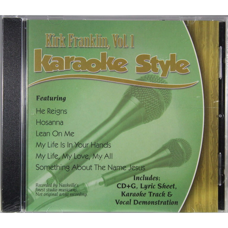 Kirk Franklin Volume 1 Daywind Christian Karaoke Style NEW CD+G 6 Songs 