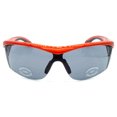 thumbnail image 2 of Shooter's Edge Terra I Safety Shooting Glasses Solid Lens Semi-Rimless Z87.1 Orange w/ Gray, 2 of 5