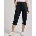 thumbnail image 3 of Real Essentials 3 Pack: Women's Capri Open Bottom Sweatpants - Casual Lounge Athletic Workout Yoga Pants with Pockets (Plus), 3 of 7