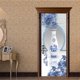 thumbnail image 5 of (77x200cmStyle A)Door Sticker Trompe l'oeil Effect 3D Interior PVC Wall Stickers for Decoration Wall Living Room Kitchen Bedroom Bathroom Wallpaper, 5 of 5