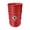 Red, variant on 3D Printed Radiation Logo Pen Holder - Desktop Organizer - Sturdy, for Pens/Pencils/Makeup Brushes - Stylish Study/Office Decor