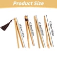 thumbnail image 3 of Toaster Tongs,Cooking Tongs,Bamboo Toast Tongs,7 Inches Long Wood Toaster Tongs with Anti-slip Design,Tongs for Cooking with Cooking Oil Coating(A), 3 of 9