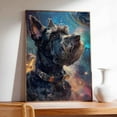 thumbnail image 4 of Hudo Cesky Terrier Dog on Space Poster Art - Cesky Terrier Dog Canvas Wall Art - Vintage Kitchen Decor - Gifts For Boss, 4 of 5