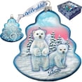 thumbnail image 2 of GDeBrekht 762-012 Polar Bear Tree Glass Ornament, 2 of 2