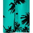 thumbnail image 4 of Mens 100% Cotton Hawaiian Shirts Button Down Short Sleeve Beach Shirts Summer Casual Aloha Shirts, 4 of 10
