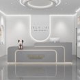 thumbnail image 3 of Commercial Cash Reception Desks Office Register Shop Lectern European Reception Desks Rostrum Escritorio Gamer Bar Furniture My Lux Decor Round, 3 of 8