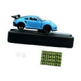 thumbnail image 4 of Mini modelo de coche 1/64 con matrícula de aparcamiento, dinámico, decorativo, fácil de instalar. Azul, 4 of 9
