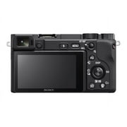Sony a6400 ILCE-6400 - Digital camera - mirrorless - 24.2 MP - APS-C - 4K / 30 fps - body only - Wi-Fi, NFC, Bluetooth - black