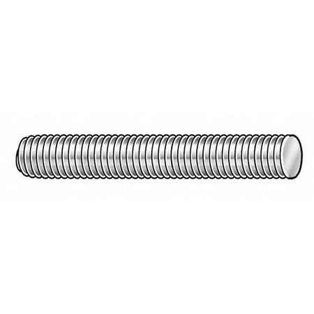 

ZoroSelect Fully Threaded Stud 3/8 -16 1 3/4 in 316 Stainless Steel Plain Finish 10 PK