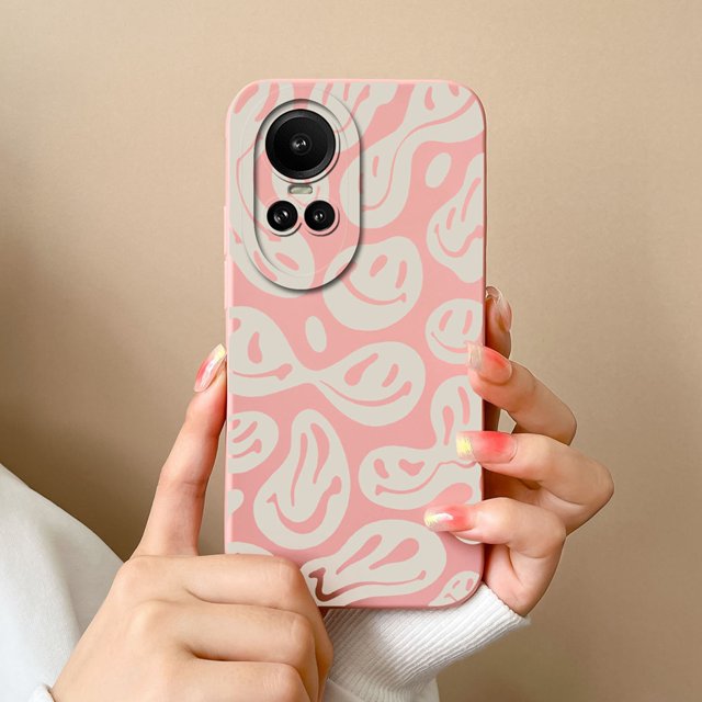 Cases For Oppo Reno 10 Pro 5G Heart Butterfly Full Protection Soft Liquid Silicone Black Phone Cover For Oppo Reno10Pro Funda TYP257 OPPO Reno 10