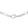 thumbnail image 4 of SuperJeweler Ladies Stainless Steel Figaro Chain Necklace, 18 Inches for Women, 4 of 5