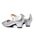 thumbnail image 4 of TAGOLD Womens Dance Shoes,Female Teacher Latin Dance Shoes Adult Dance Exercise Plus Size Shoes Trendy Mid Heel Dance Shoes, 4 of 5