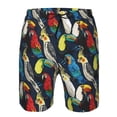 thumbnail image 4 of Naloa Parrot Men's Beach Shorts, Surfing shorts, Swim trunks, Quick Dry Swim Trunks for Surfing Beach Fun - Small, 4 of 9