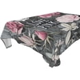 thumbnail image 4 of YAZAOO Square Tablecloth Oil Pattern Of Roses Pattern Tableclothes, 4 of 9