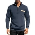 thumbnail image 1 of Playeras Algodon Hombre Sudadera Con Capucha Y Cuello Alto Para Otoño E Invierno Para Hombre, Camiseta Informal De Moda, 1 of 3