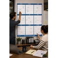 thumbnail image 7 of Dry Erase Wall Calendar 48" x 32" Large 2027 Yearly Wall Planner 12 Month Reversible Two Sided Wet Dry Erase Laminated Ships Rolled For Office Home School Daily Scheduling, 7 of 7