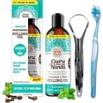 thumbnail image 1 of Gurunanda Coconut Oil Pulling with 7 Essential Oils and Vitamin D3, E, K2, Helps with Fresh Breath, Teeth & Gum Health & More (8 Fl Oz), 1 of 4