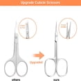 thumbnail image 4 of EXLEAF 2026 New Cuticle Scissors Extra Fine Curved Blade,Super Slim Scissors for Cuticles Care Professional Manicure Small Scissors with Precise Pointed Tip Grooming Blades,Eyebrow,Eyelash,&Dry Skin, 4 of 7