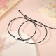 thumbnail image 1 of Love Bracelet Creative Glossy Jewelry Regalos para niñas Hecho a mano Make A Wish Card FLhrweasw Nuevo, 1 of 7