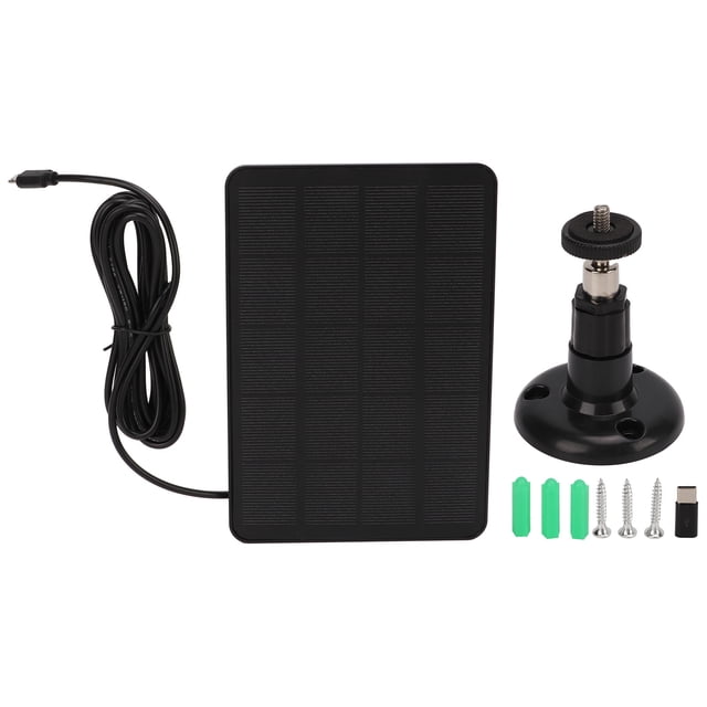 Solar Charging Panel, 5V Solar Charging Panel 600mA Maximum For Home Black