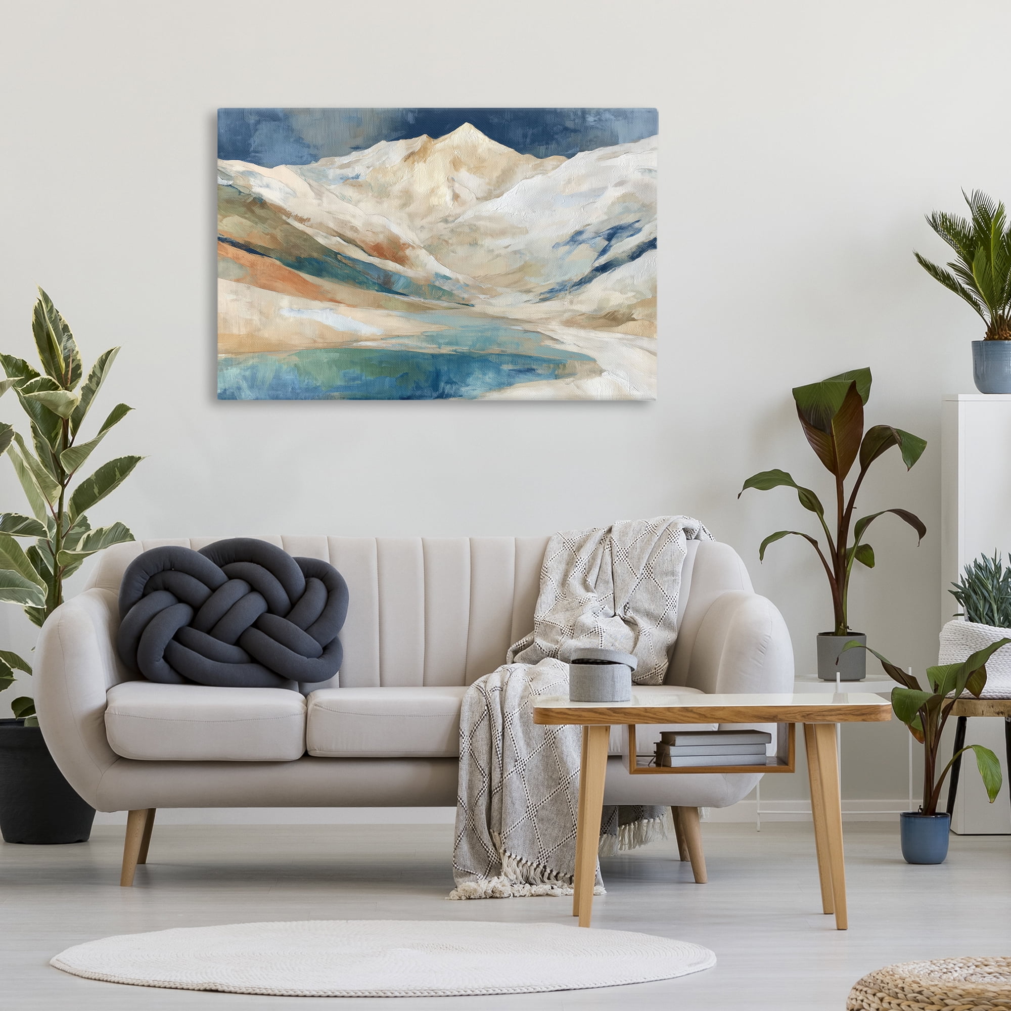 Stupell Industries Glacial Valley in Alaska Range Canvas Wall Art, design by Chromatic Storm Studio