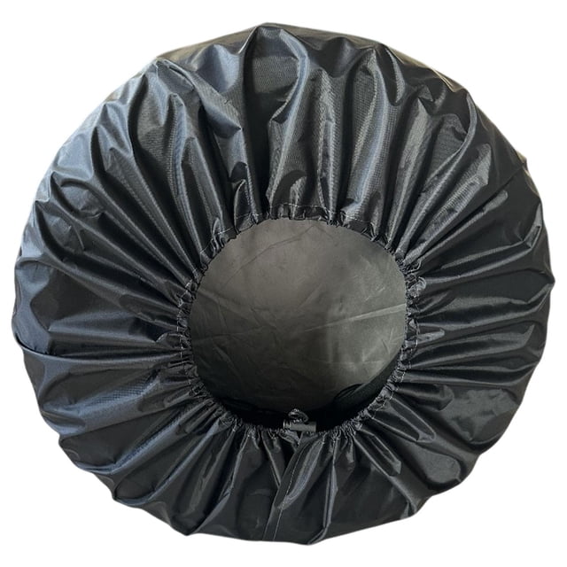 Bolsa de almacenamiento de cubierta de la rueda de repuesto reemplaza accesorios de conducción cubierta del neumático cubierta de rueda para camiones RV Automotive SUV Cars negro