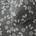 thumbnail image 3 of Blanco Flor Hojas Patrón Ropa de cama King Size 3Pcs Funda Nórdica Set 100%., 3 of 9