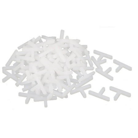 Wall Floor Ceramic Tile Plastic T Type Spacers Tiling Tools 3mm White