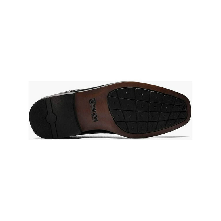 Stacy Adams Calhoun Moc Toe Oxford Shoes Black 20117-001  display picture 1