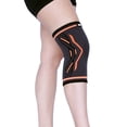 thumbnail image 1 of Rodillera Elástica Tejido 3D Transpirable M Naranja Comoda Homecare, 1 of 4