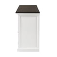 thumbnail image 5 of Pemberly Row Mahogany Wood Buffet with 5 Doors 3 Drawers in White, 5 of 8